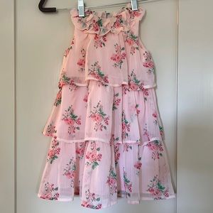 Janie and Jack Tiered Pink Shift Dress